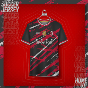 Soccer Jersey (Red SIZE M)