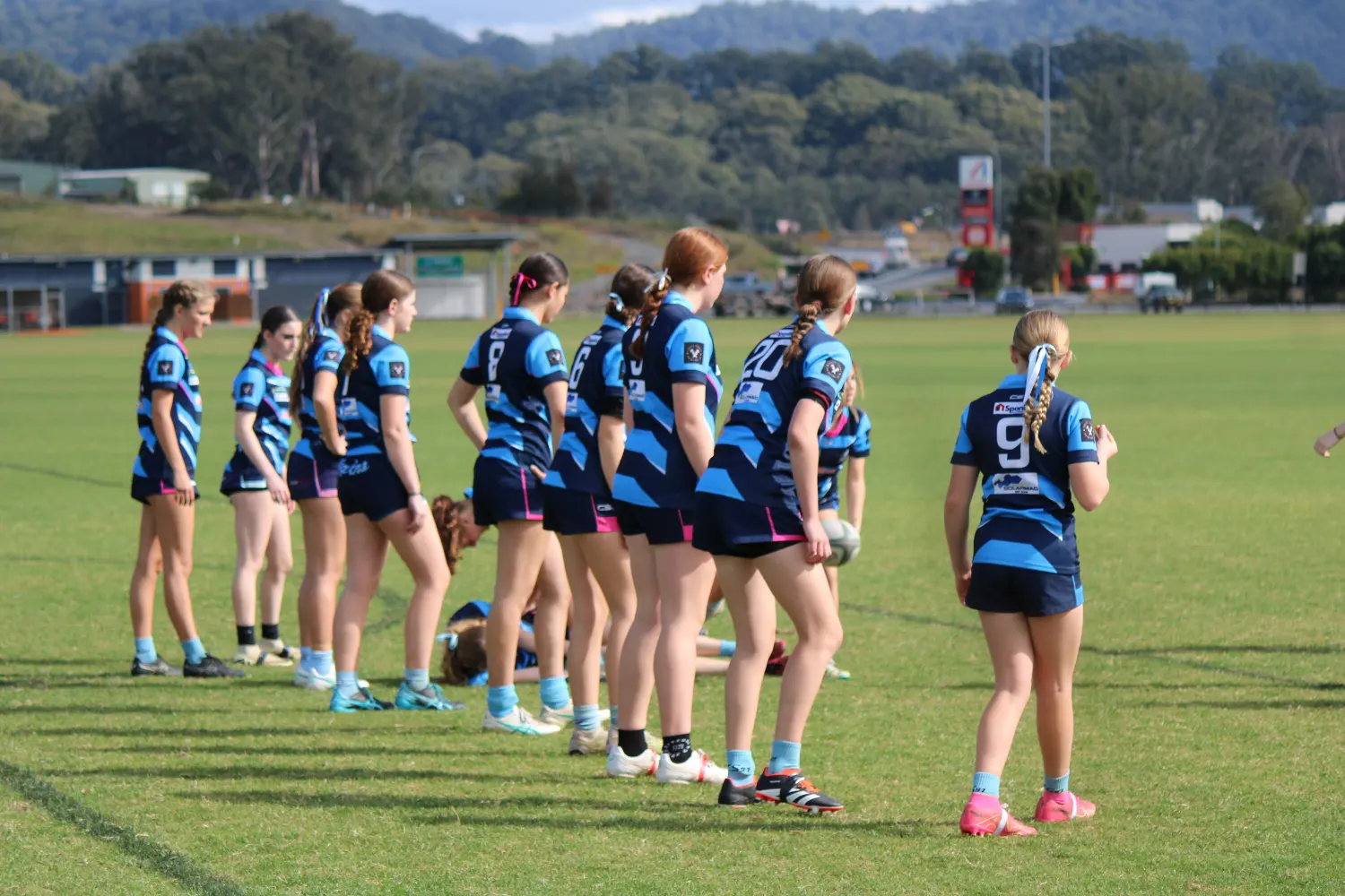 U14s girls training
